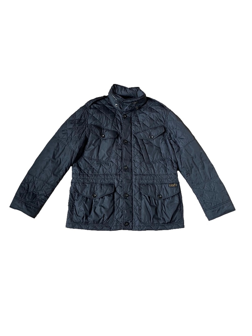 Polo Ralph Lauren Quilted Field Jacket Black M65 Style Hooded Coat